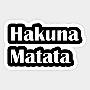 Hakuna Matata Sticker